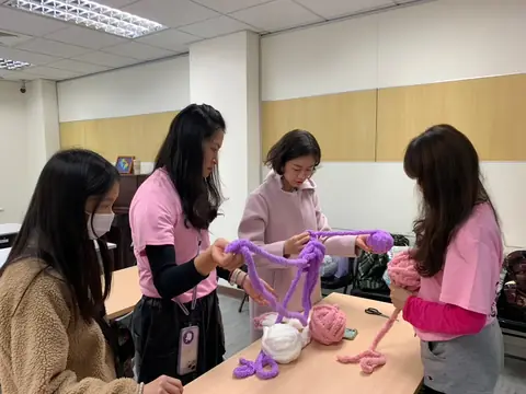 婦女培力課程中的手作與交流